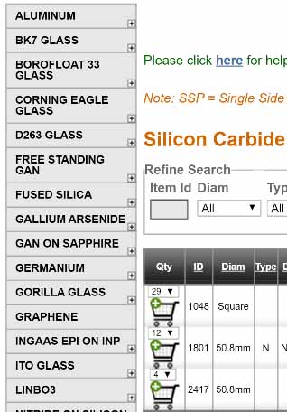 Buy Silicon Carbide Wafers Online and Save